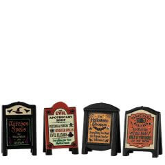 Spooky Town - Evil Signs - Set van 4