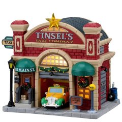 Lemax - Tinsel's Taxi Company
