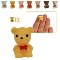 Mini Teddybeer - Geel - 2cm