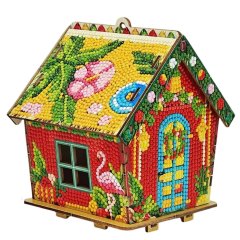 Diamond Painting - Christmas Cabin - 3D Puzzel