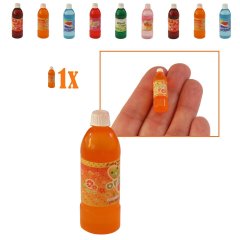 Miniatuur Fles Frisdrank - Orange