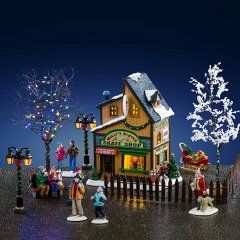 Lemax - Wally's Winter Skate Shop Set