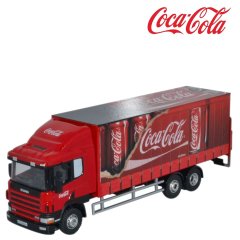 Coca-Cola Truck Scania Box Curtainside 1:76 - Hornby