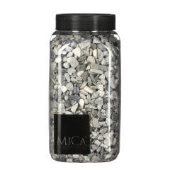Lichtgrijs Klein Decoratie Steentjes - 650ml - Mica Decorations