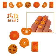 Miniatuur Koekjes - Set van 5