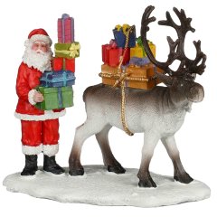 Luville - Santa and Deer Moving Presents