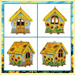 Diamond Painting - Sunflower Shack - 3D Puzzel