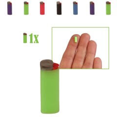Miniatuur Aansteker - Groen - 1.1cm