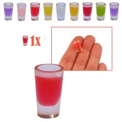 Miniatuur Glas Aardbeiensap