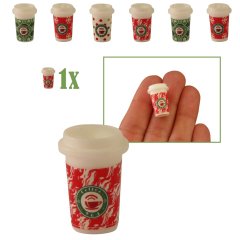 Miniatuur Koffiebeker - Flame
