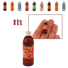 Miniatuur Fles Frisdrank - Sweet Cola