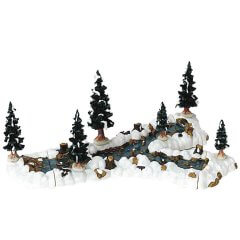 Lemax - Mill Stream Fork - Set van 10