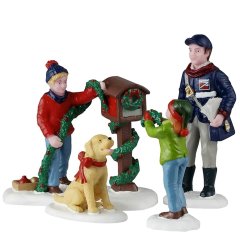 Lemax - Mailbox Decorating - Set van 4