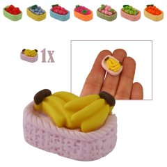 Miniatuur Mandje met Bananen