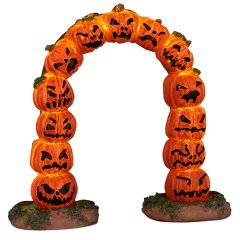 Spooky Town - Pumpkin Arch - Met Licht