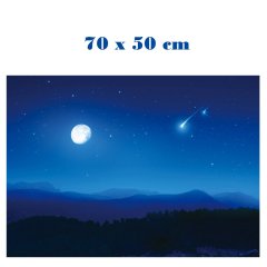 My Village - Achtergrond Papier Nacht