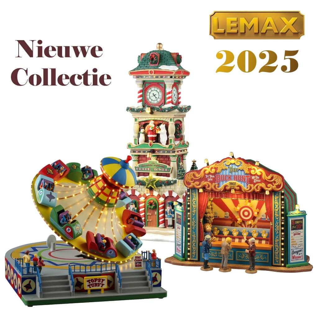 Bekijk de nieuwe Lemax collectie 2025
