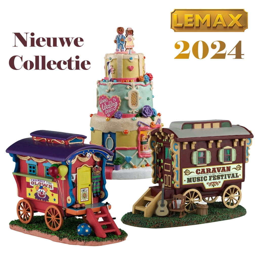 Bekijk de nieuwe Lemax collectie 2024