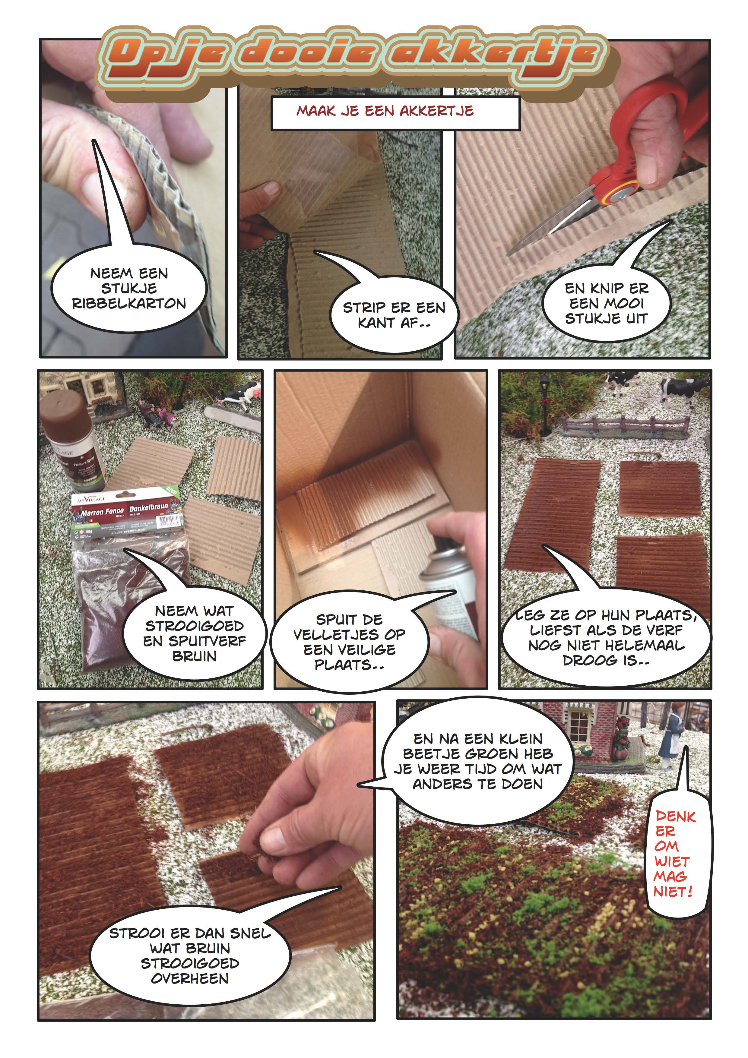 Tip strip: Akker in landschap